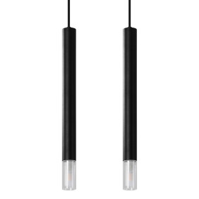 Lampa Wisząca Wezyr 2 Czarna