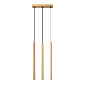 Lampa Wisząca Pastelo 3L Złota