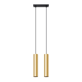 Lampa Wisząca Lagos 2 Złoty Połysk