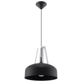 Lampa Wisząca Casco Czarna/Biała