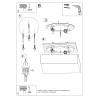 Plafon Horus 25 Szary