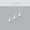 Lampa Wisząca Tazila 3 Biała [Es111]