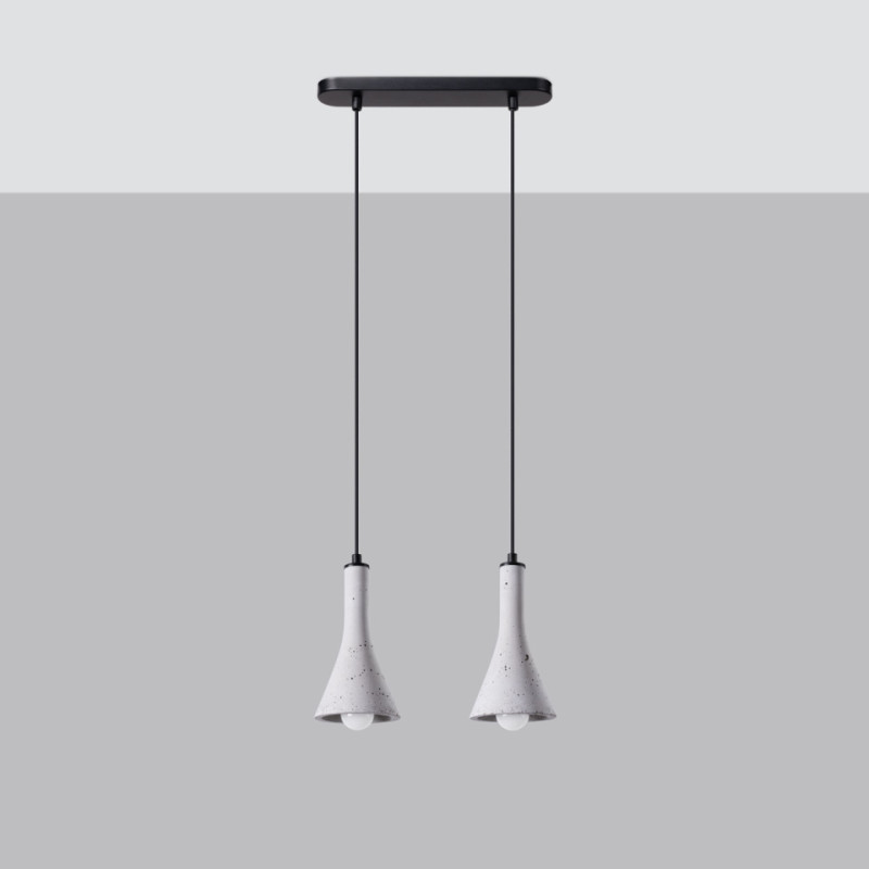 Lampa Wisząca Rea 2 Beton