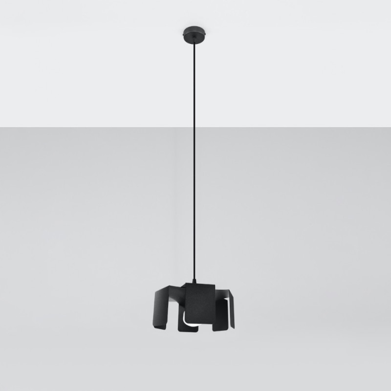 Lampa Wisząca Tulip Czarny