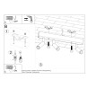 Plafon Eyetech 3 Czarny