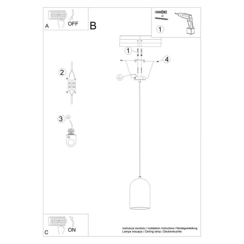 Lampa Wisząca Nimis