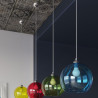 Lampa Wisząca Ball Błękitna