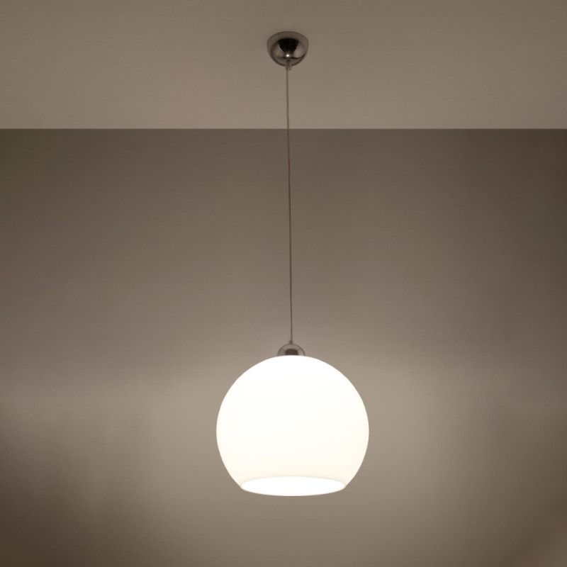 Lampa Wisząca Ball Biała