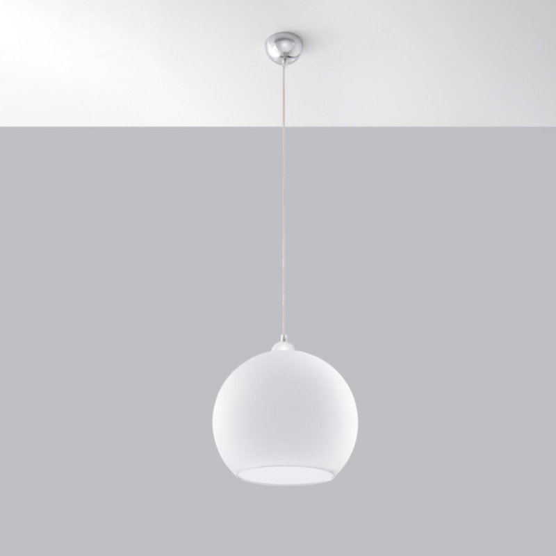 Lampa Wisząca Ball Biała