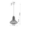 Lampa Wisząca Elza