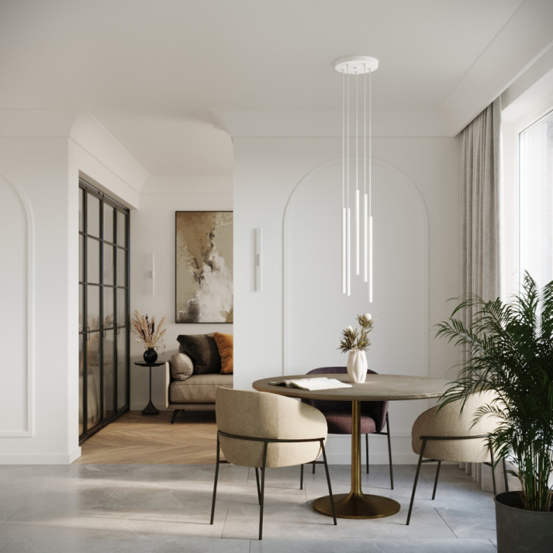 Lampa Wisząca Pastelo 2 Biała