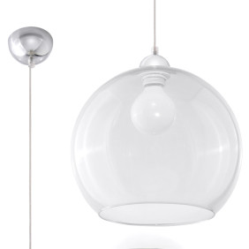 Lampa Wisząca Ball Transparentny