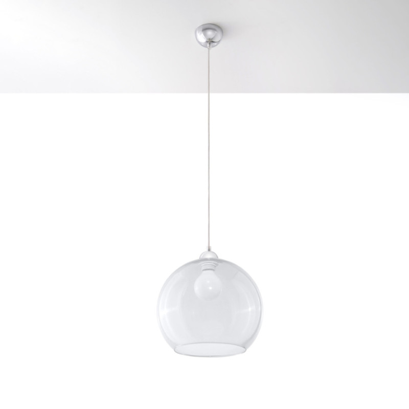 Lampa Wisząca Ball Transparentny