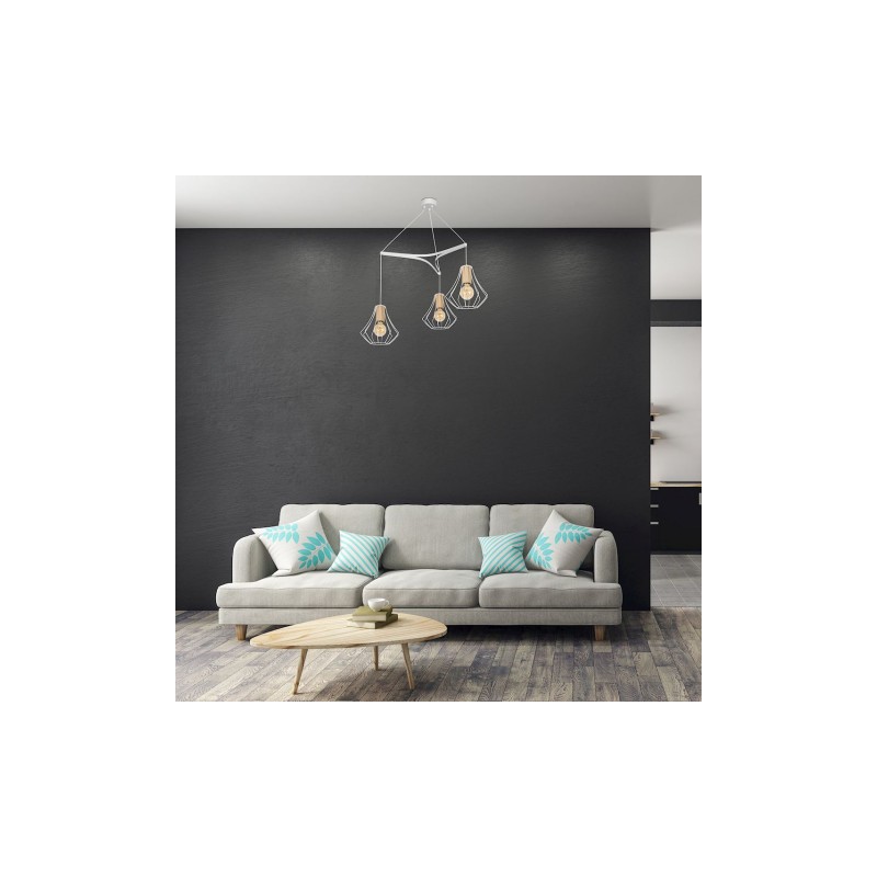 Lampa wisząca WILL WHITE 3xE27