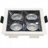 Oprawa V-TAC Downlight SAMSUNG CHIP 16W UGR19 CRI90+ 36st 2700K VT-2-16 1280lm 5 Lat Gwarancji