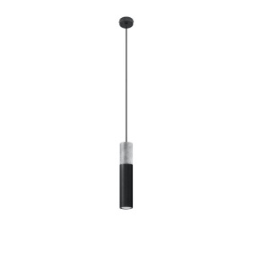Lampa Wisząca Borgio 1 Czarny