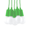 Lampa Wisząca Diego 5 Zielony