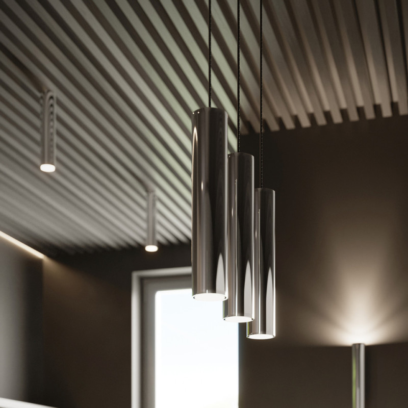 Lampa Wisząca Lagos 1 Chrom