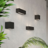Kinkiet Ceramiczny Vega Czarny