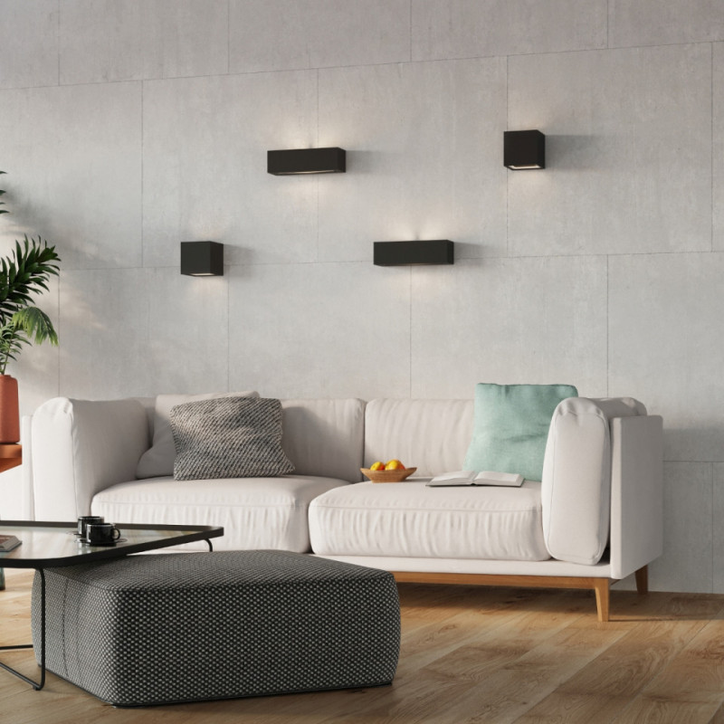 Kinkiet Ceramiczny Vega Czarny