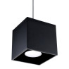 Lampa Wisząca Quad 1 Czarny