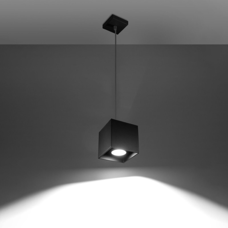 Lampa Wisząca Quad 1 Czarny