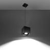 Lampa Wisząca Quad 1 Czarny