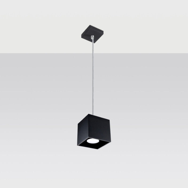 Lampa Wisząca Quad 1 Czarny