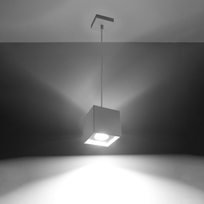 Lampa Wisząca Quad 1 Biały