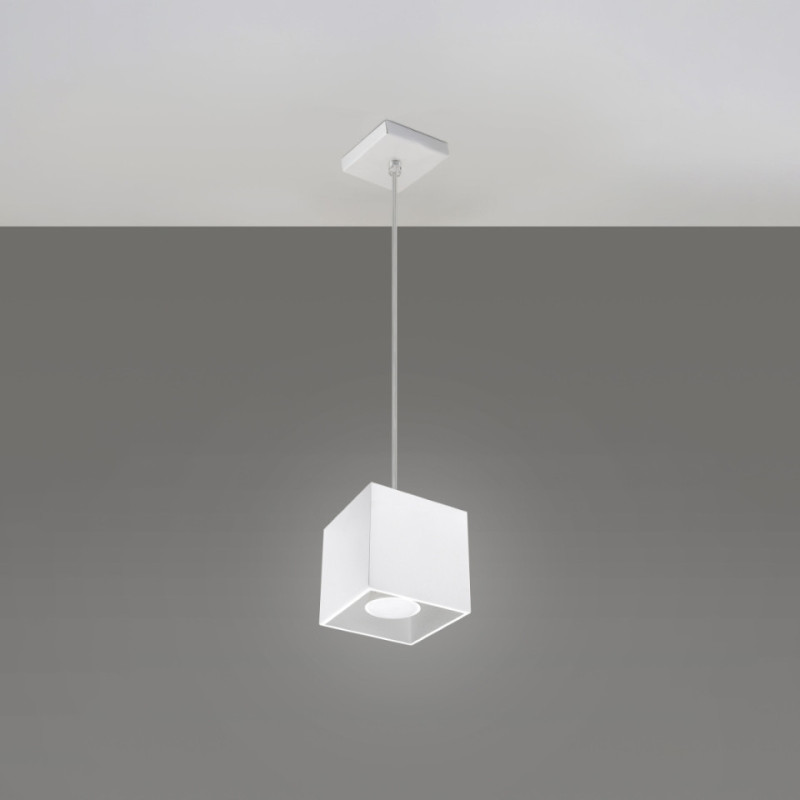 Lampa Wisząca Quad 1 Biały