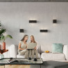 Kinkiet Ceramiczny Leo Czarny