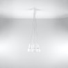 Lampa Wisząca Diego 5 Biała