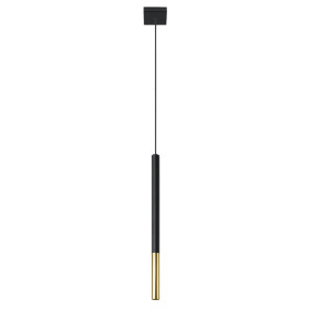 Lampa Wisząca Mozaica 1 Czarny/Złoto