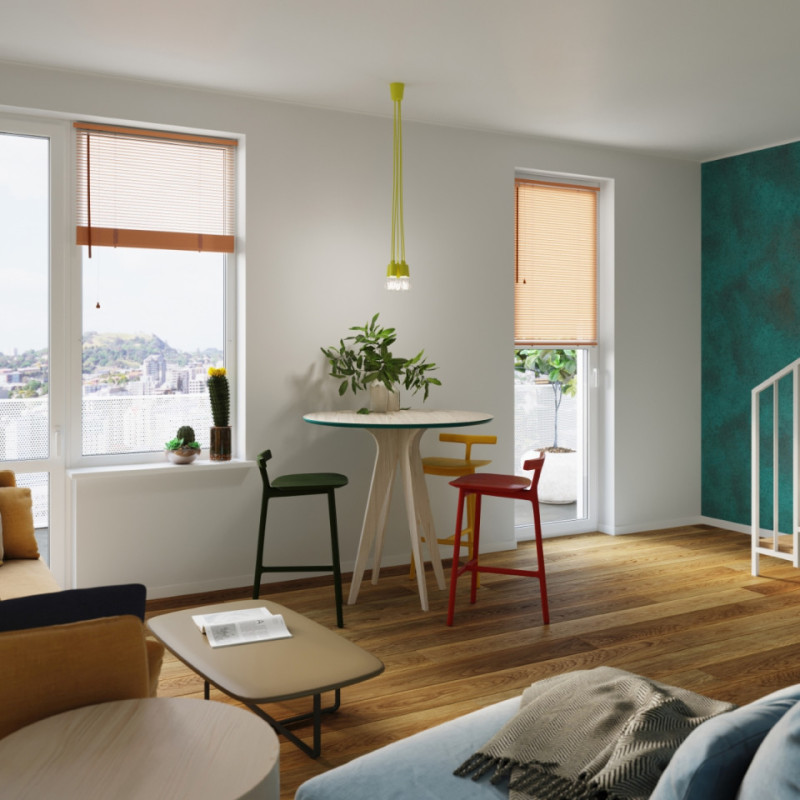 Lampa Wisząca Diego 3 Żółta