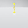 Lampa Wisząca Diego 3 Żółta