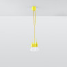 Lampa Wisząca Diego 3 Żółta