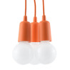 Lampa Wisząca Diego 3 Pomarańczowy