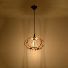 Lampa Wisząca Mandelino Naturalne Drewno