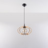 Lampa Wisząca Mandelino Naturalne Drewno