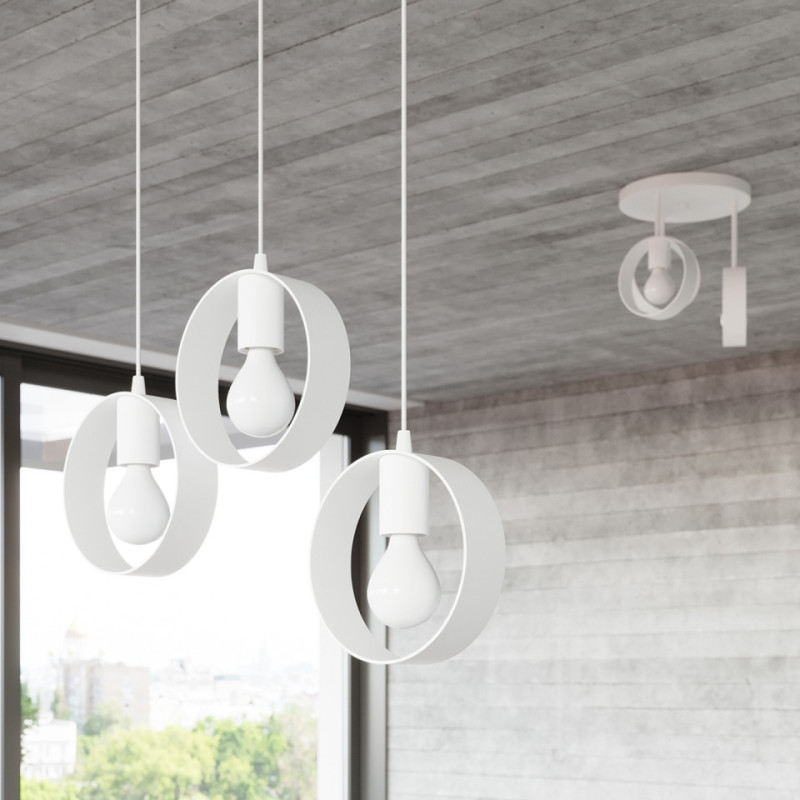Lampa Wisząca Titran 1 Biała