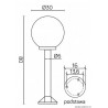 Lampa stojąca KULE K 5002/3/K 300 SU-MA - 80 CM
