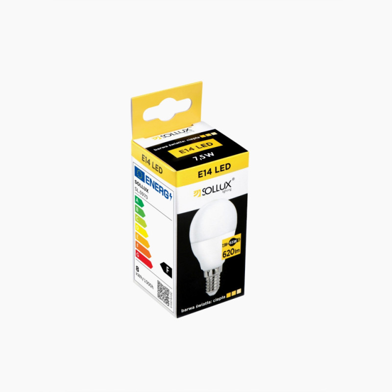 Żarówka Led E14 3000K 7,5W 620Lm