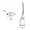 średnica otworu montażowego Lampa Uliczna Premium 30W 6500K 130Lm/W Ip65