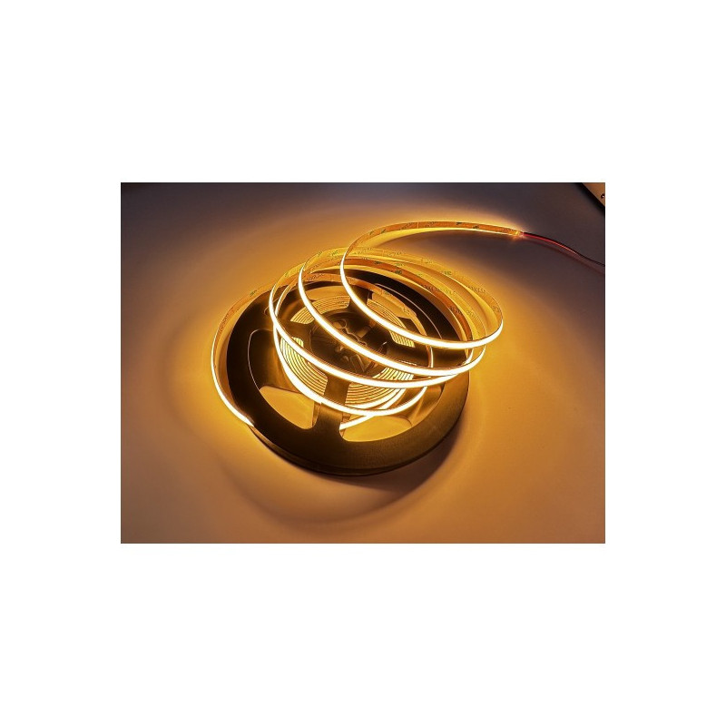 Taśma Led Cob 480 9W/M Żółta 12V Ip20 /5M/P