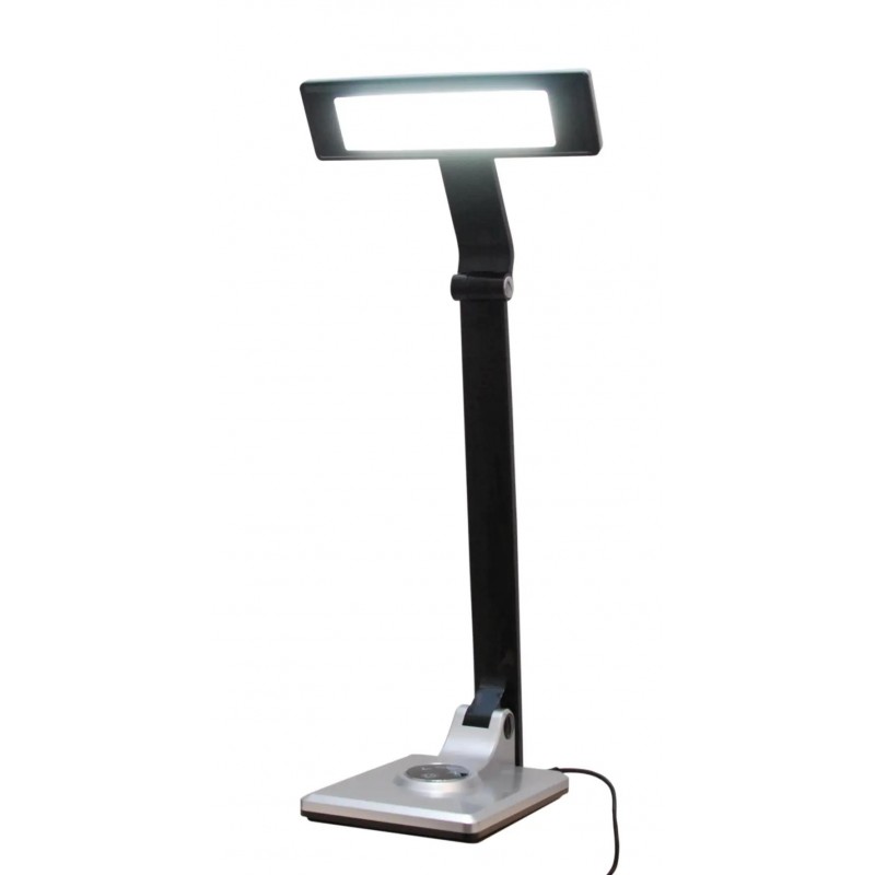 Srebrna lampka na biurko 10W K-BL1203 z serii MIRO - 5300K