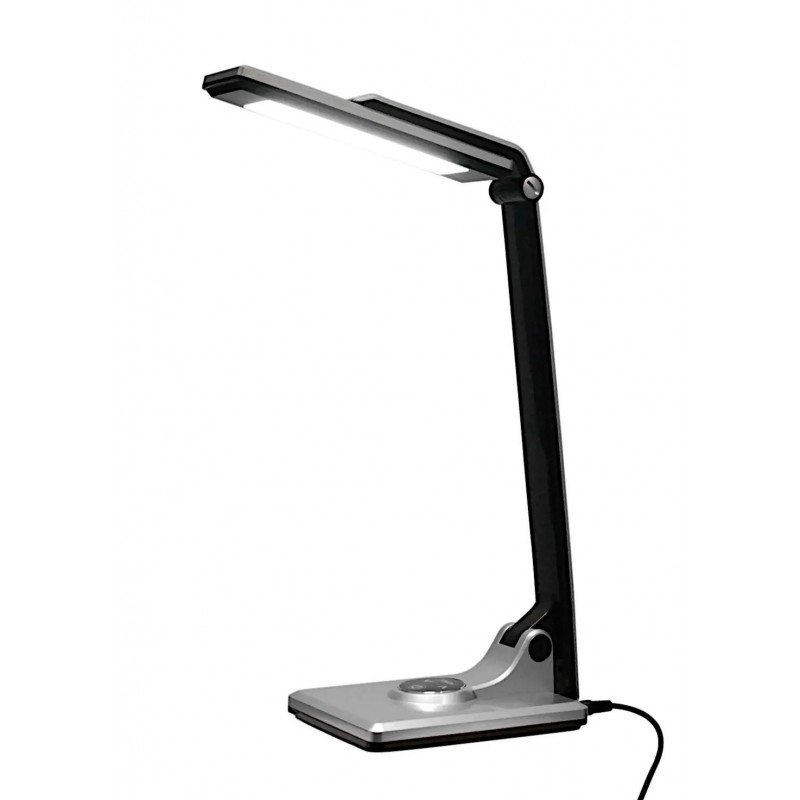 Srebrna lampka na biurko 10W K-BL1203 z serii MIRO - 5300K