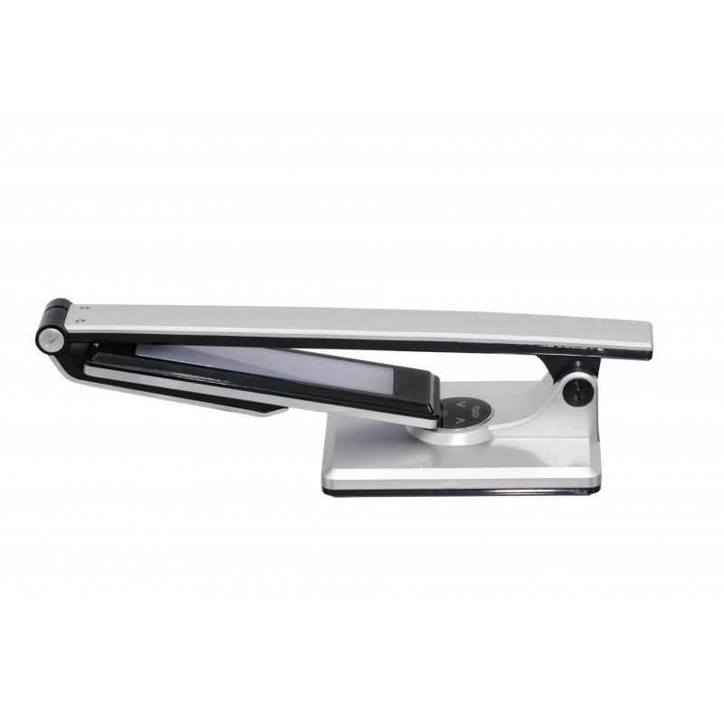 Srebrna lampka na biurko 10W K-BL1203 z serii MIRO - 5300K