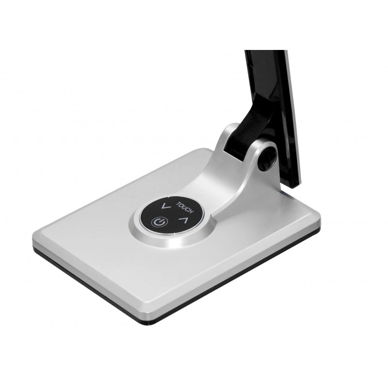 Srebrna lampka na biurko 10W K-BL1203 z serii MIRO - 5300K