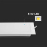 Panel Led V-Tac Wpuszczany Premium Downlight 24W Kwadrat 300X300 Vt-61024 6500K 2640Lm