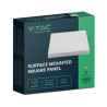 Panel Led V-Tac Natynkowy Premium Downlight 18W Kwadrat 220X220 Vt-61018 3000K 1850Lm